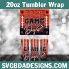 Bears Game Day Tumbler Wrap, 20oz NFL Game Day Tumbler, NFL Football Template Wrap, Chicago Bears Game Day Football Tumbler