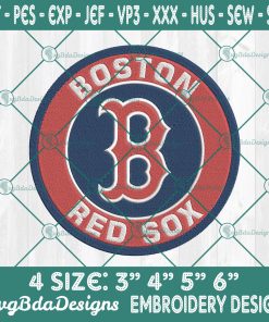 Boston Redsox Logo Embroidery Designs, MLB Logo Embroidered, Redsox Baseball Embroidery Designs, Baseball Embroidery Designs, MLB Baseball Logo Embroidery Designs
