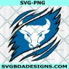 Buffalo Bulls Logo Ripped Claw SVG, NCAA Mascot University College Svg, NCAA Ripped Claw Svg, NCAA Logo SVG, Buffalo Bulls Svg