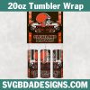 Cleveland Browns 20oz Skinny Tumbler Wrap, Cleveland Browns Football Tumbler Wrap, NFL Football Tumbler Template
