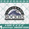 Colorado Rockies Embroidery Designs, MLB Logo Embroidered, Rockies MLB Embroidered Designs, MLB Embroidery Designs, MLB Baseball Logo Embroidery
