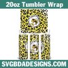 GT Yellow Jackets Leopard 20oz Skinny Tumbler Wrap,NCAA Logo University College Tumbler Wrap, NCAA Football Tumbler Wrap, GT Yellow Jackets Tumbler Wrap