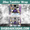 Los Angeles Kings Tumbler Template 20oz, 20oz NHL Tumbler Wrap, NHL Hockey Template Wrap, Los Angeles Kings Hockey Tumbler