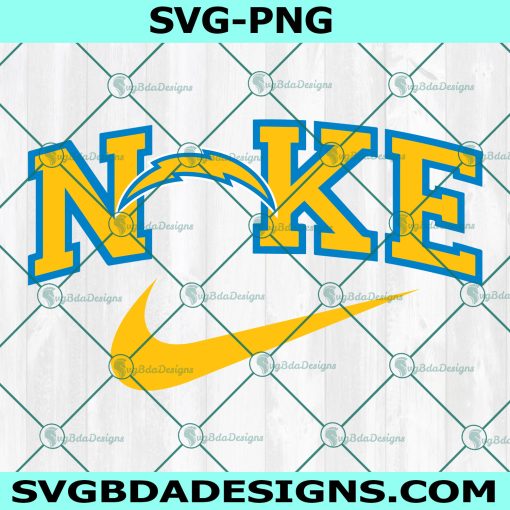 Nike Los Angeles Chargers Svg, Los Angeles Chargers Logo Svg, NFL Football Svg, NFL Inspire Logo Nike Svg, Football Team Logo Svg