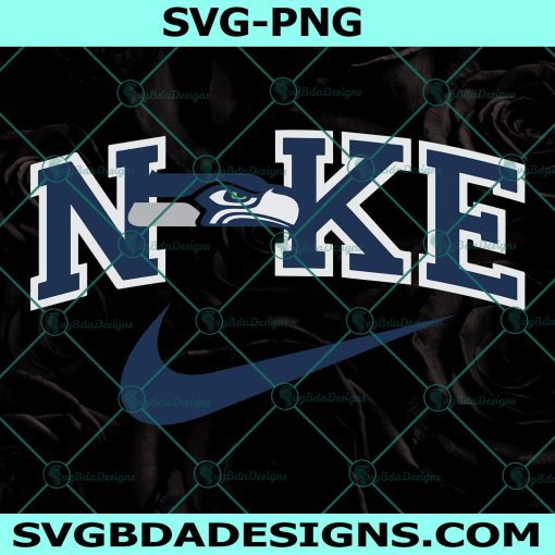Nike Seattle Seahawks Svg, Seattle Seahawks Logo Svg, NFL Football Svg, NFL Inspire Logo Nike Svg, Football Team Logo Svg