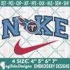 Nike Tennessee Titans Embroidery Designs, Tennessee Titans Football Embroidery, NFL with Nike Embroidered, Football Team Embroidered, NFL Logo Embroidery