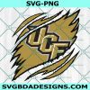 UCF Knights Ripped Claw SVG, NCAA Mascot University College Svg, NCAA Ripped Claw Svg, NCAA Logo SVG, UCF Knights Svg